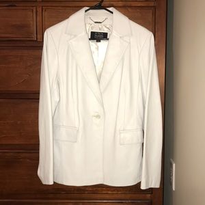 Wilsons Leather White Leather Jacket